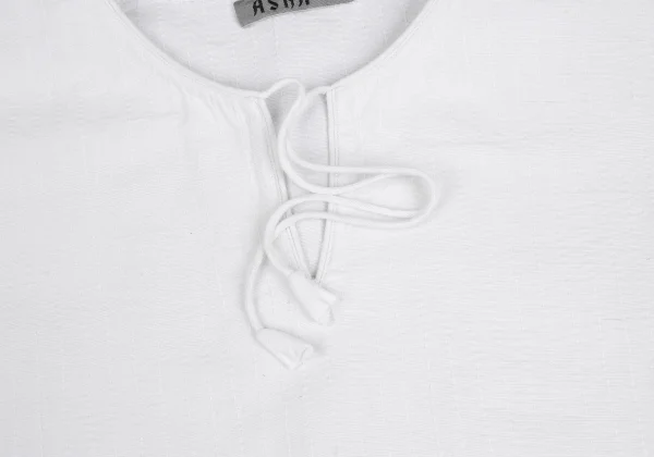 ASHA BY MDS Sashiko Cord-neck Skipper Blouse K-173203_004