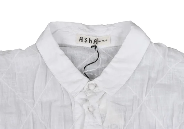 ASHA BY MDS Check Embroidery Blouse K-173205_003