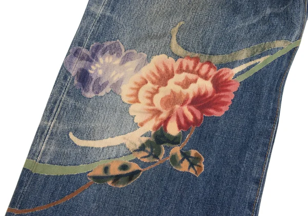 Yohji Yamamoto POUR HOMME Yuzen-dyed Denim Pants K-173206_008