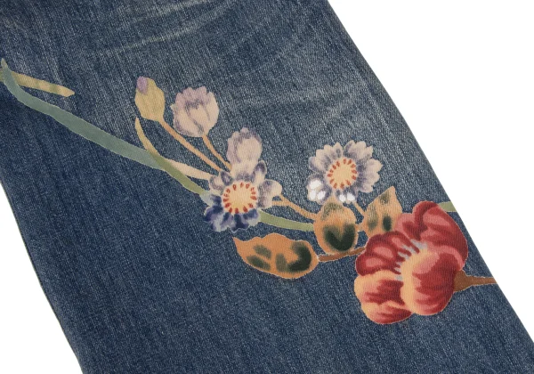Yohji Yamamoto POUR HOMME Yuzen-dyed Denim Pants K-173206_018