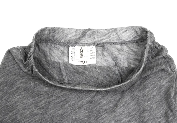COMME des GARCONS Curved Wool Nylon Sheer Skirt K-173210_004