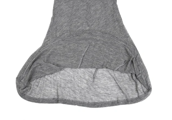 COMME des GARCONS Curved Wool Nylon Sheer Skirt K-173210_007