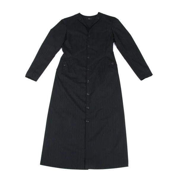 Y's Lapel Design Striped Dress K-173211_002