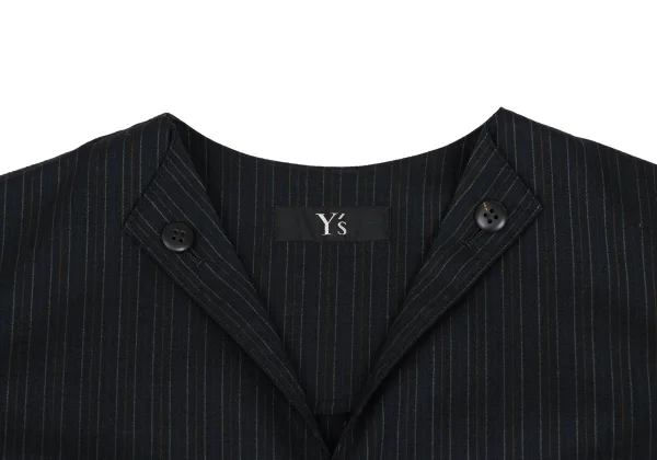 Y's Lapel Design Striped Dress K-173211_004