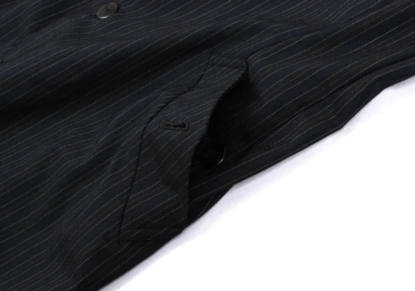 Y's Lapel Design Striped Dress K-173211_007
