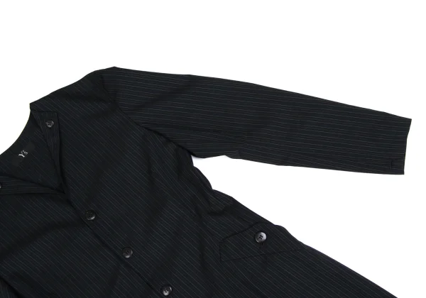Y's Lapel Design Striped Dress K-173211_008