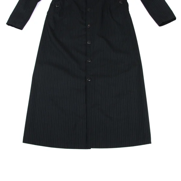 Y's Lapel Design Striped Dress K-173211_011