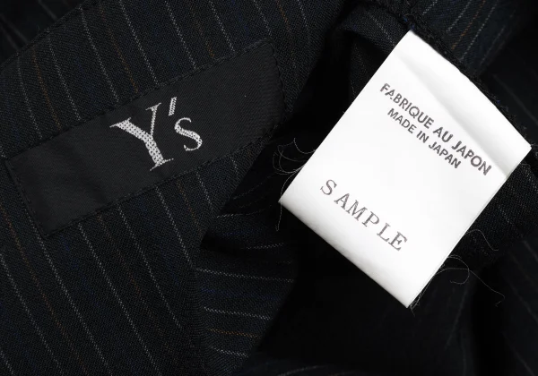 Y's Lapel Design Striped Dress K-173211_016