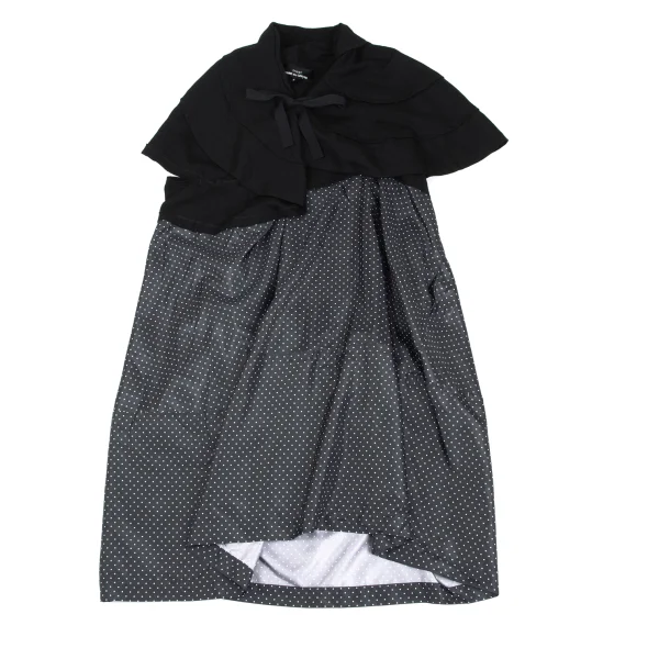 tricot COMME des GARCONS Washed Dot Switching Dress K-173212_002