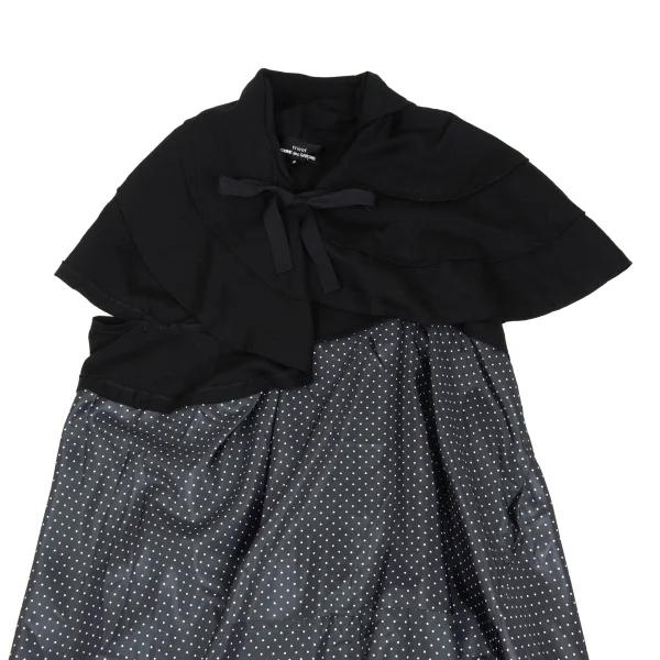 tricot COMME des GARCONS Washed Dot Switching Dress K-173212_003