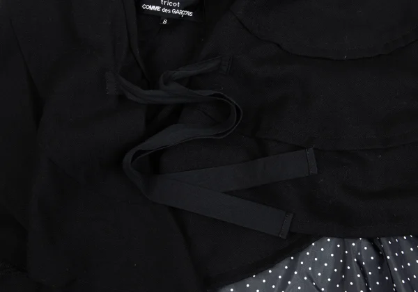 tricot COMME des GARCONS Washed Dot Switching Dress K-173212_005