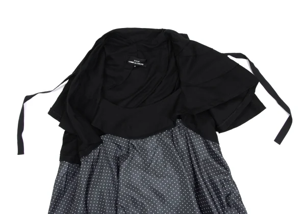 tricot COMME des GARCONS Washed Dot Switching Dress K-173212_006