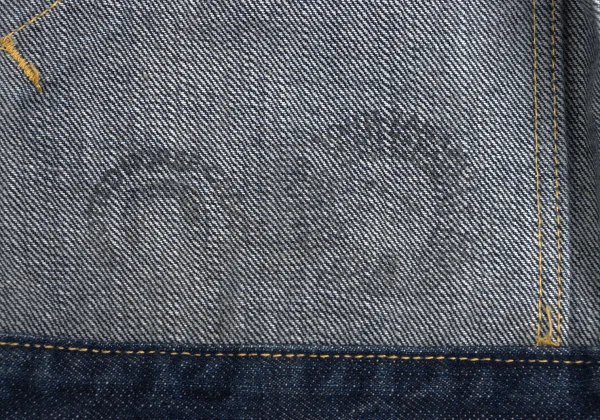 Yohji Yamamoto FEMME Knit Docking Spotted Horse Denim Jacket K-173214_017