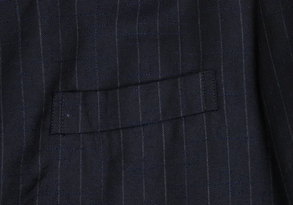 COMME des GARCONS HOMME DEUX Vest Docking Embroidery Striped Jacket K-173215_008