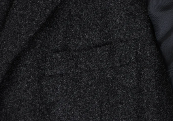 COMME des GARCONS HOMME DEUX Vest Docking Embroidery Striped Jacket K-173215_014