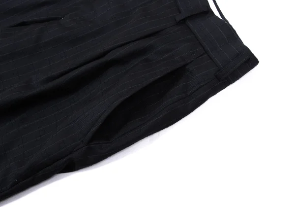 COMME des GARCONS HOMME DEUX Embroidery Striped Vest Docking Jacket & Pants K-173217_014
