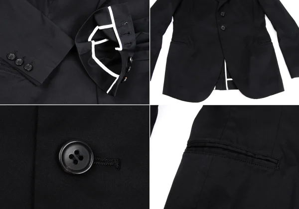 ワイズ エクスクルーシブY's Exclusive コットンナイロンセットアップ 黒M位 38 K-173221_005