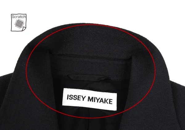 ISSEY MIYAKE Georgette Wool Jacket K-173222_005
