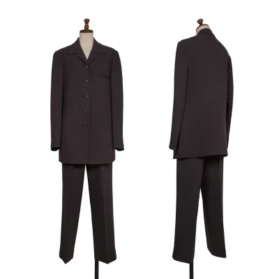 ISSEY MIYAKE Georgette Wool Jacket & Pants