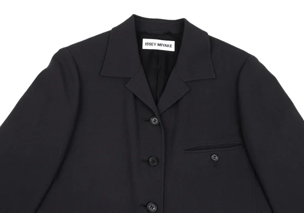 ISSEY MIYAKE Georgette Wool Jacket & Pants K-173224_004
