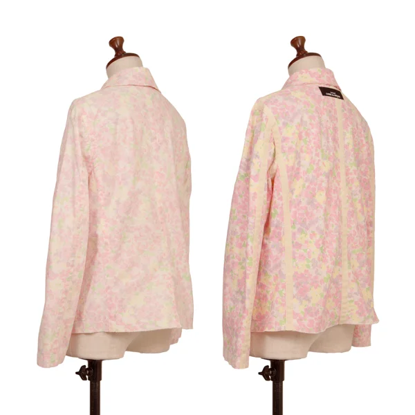 tricot COMME des GARCONS Cut-off Reversible Floral Shirt Jacket K-173229_002