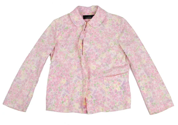 tricot COMME des GARCONS Cut-off Reversible Floral Shirt Jacket K-173229_003