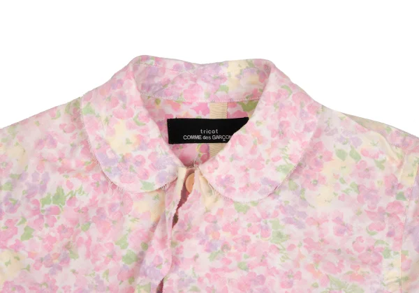 tricot COMME des GARCONS Cut-off Reversible Floral Shirt Jacket K-173229_005