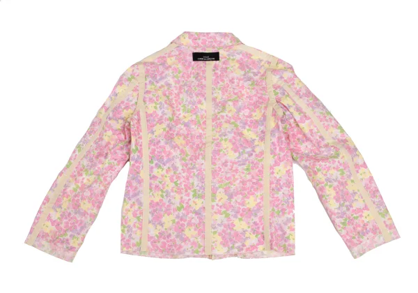 tricot COMME des GARCONS Cut-off Reversible Floral Shirt Jacket K-173229_015