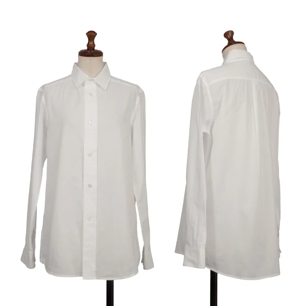 Y's Cotton Shirt White 2 K-173230_001