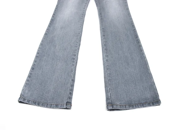 VIVIENNETAM Cotton Blend Dragon Embroidery Stretch Jeans K-173231_008