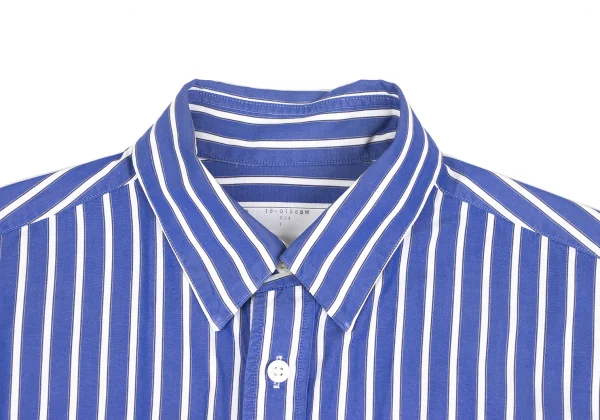 sacai Cotton Front Embroidery Design Striped Shirt K-173232_003