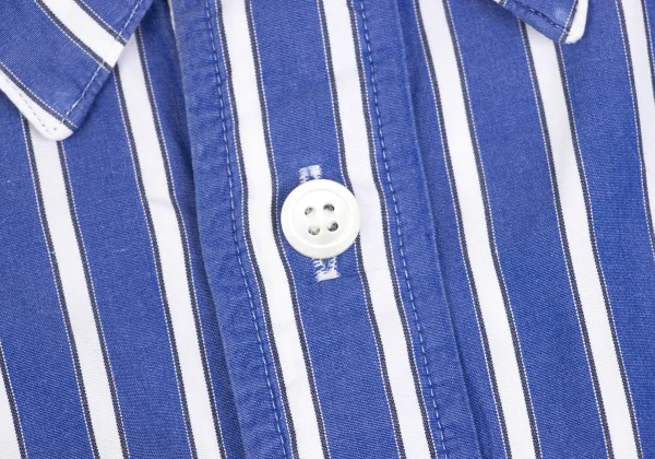 sacai Cotton Front Embroidery Design Striped Shirt K-173232_006