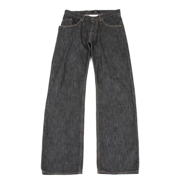 Y's Asymmetry Pocket Design Jeans Black 1 K-173233_001
