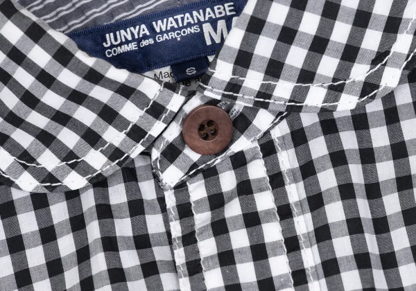 JUNYA WATANABE MAN COMME des GARCONS Yoke Switching Gingham Check Shirt K-173235_004