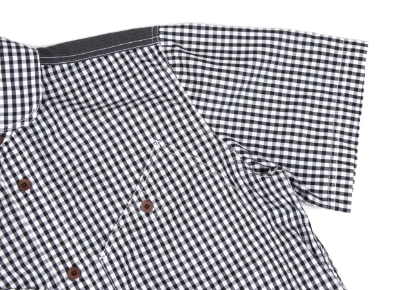 JUNYA WATANABE MAN COMME des GARCONS Yoke Switching Gingham Check Shirt K-173235_006