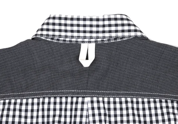 JUNYA WATANABE MAN COMME des GARCONS Yoke Switching Gingham Check Shirt K-173235_011