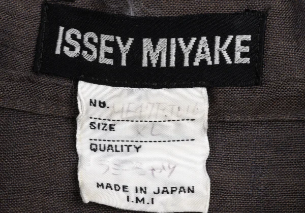 ISSEY MIYAKE MEN Linen Band-collar Shirt K-173236_020