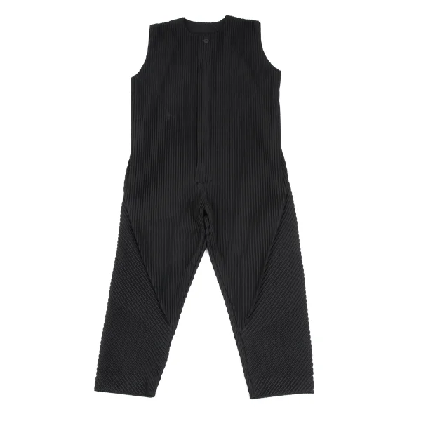 HOMME PLISSE ISSEY MIYAKE Pleats Sleeveless Overalls Black 1 K-173237_001
