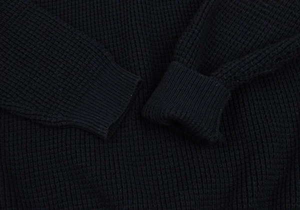 Y's for men Wool Acrylic waffle Knit Sweater K-173238_007