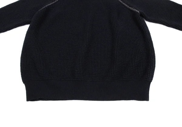 Y's for men Wool Acrylic waffle Knit Sweater K-173238_008