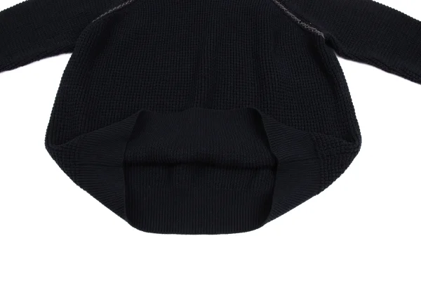 Y's for men Wool Acrylic waffle Knit Sweater K-173238_009