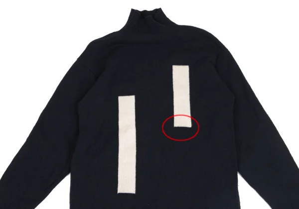 Y's for men Wool High-neck Knit Sweater K-173239_002