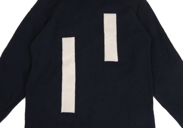 Y's for men Wool High-neck Knit Sweater K-173239_005