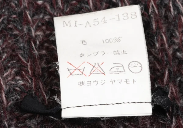Y's for men Wool Knit Stole K-173250_007