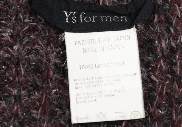 Y's for men Wool Knit Stole K-173250_008