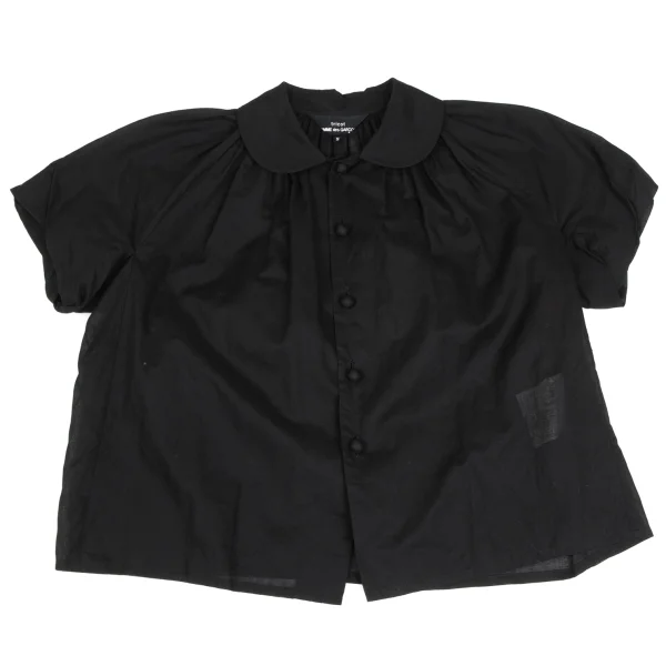 tricot COMME des GARCONS Cotton Covered Button Sheer Blouse K-173251_002