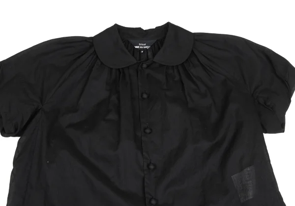 tricot COMME des GARCONS Cotton Covered Button Sheer Blouse K-173251_003