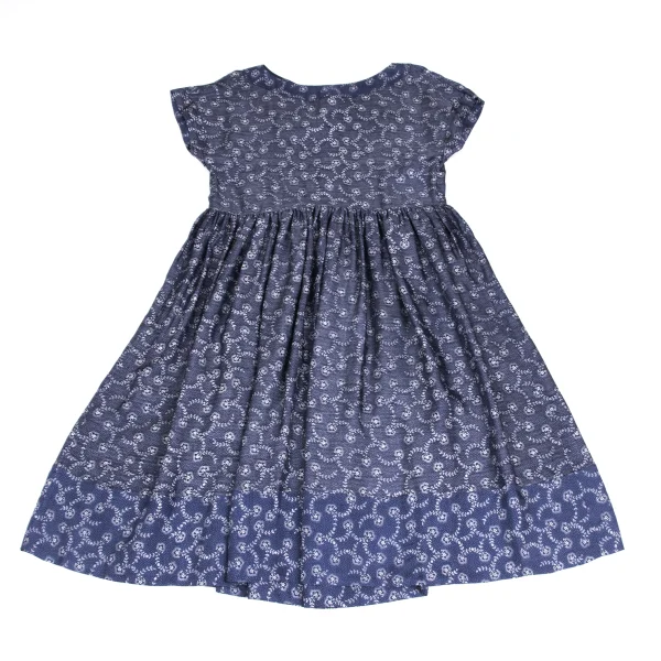 tricot COMME des GARCONS Floral Botanical Pront Cupra Dress K-173252_002