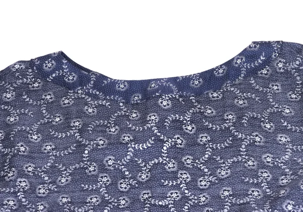 tricot COMME des GARCONS Floral Botanical Pront Cupra Dress K-173252_004