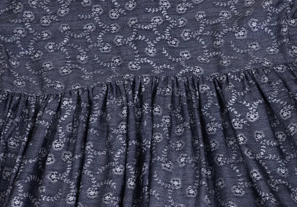 tricot COMME des GARCONS Floral Botanical Pront Cupra Dress K-173252_007